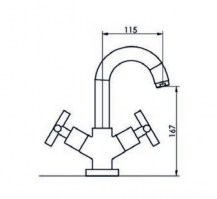MEZCLADOR BIMANDO LAVABO MATRIX GALINDO